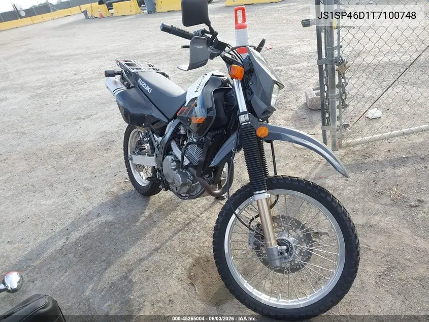 2026 Suzuki Dr650 Se VIN: JS1SP46D1T7100748 Lot: 45265004