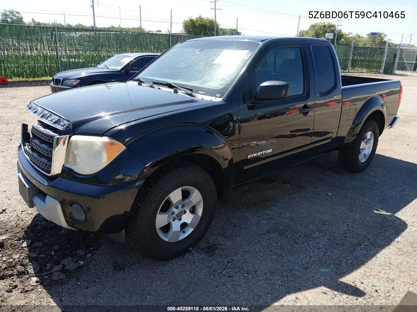 2009 Suzuki Equator Premium VIN: 5Z6BD06T59C410465 Lot: 45259118
