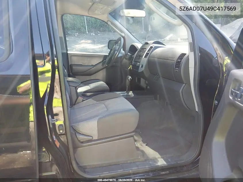 2009 Suzuki Equator Sport VIN: 5Z6AD07U49C417569 Lot: 45478876