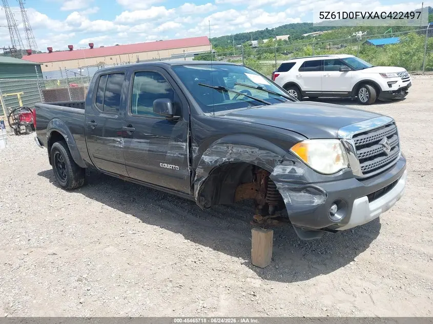 2010 Suzuki Equator Sport VIN: 5Z61D0FVXAC422497 Lot: 45465718