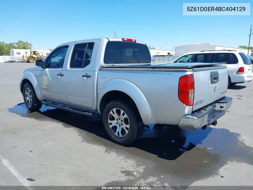 2011 Suzuki Equator Sport VIN: 5Z61D0ER4BC404129 Lot: 44637229