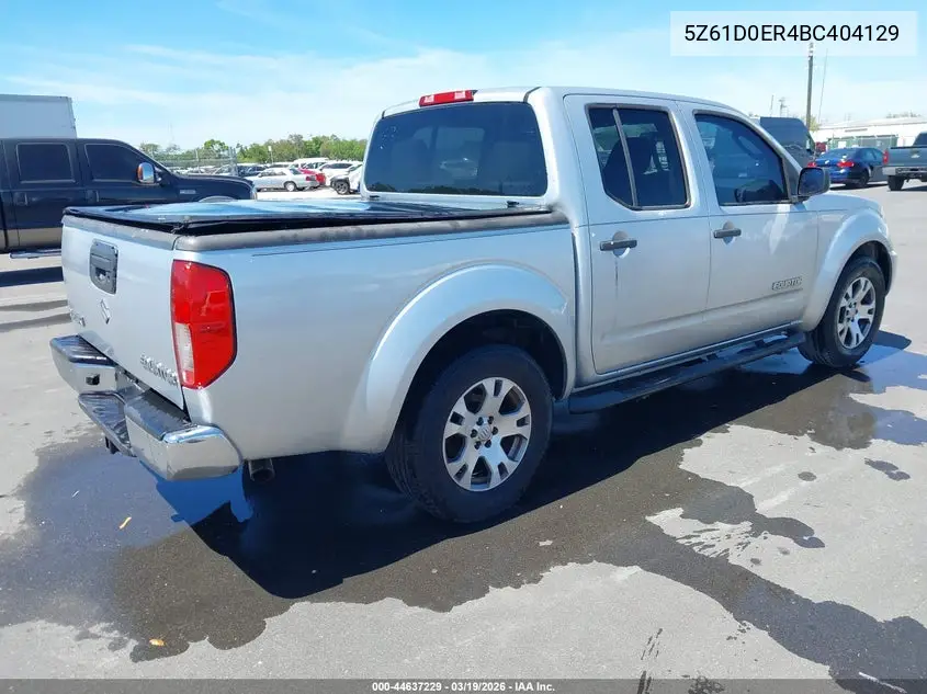 2011 Suzuki Equator Sport VIN: 5Z61D0ER4BC404129 Lot: 44637229