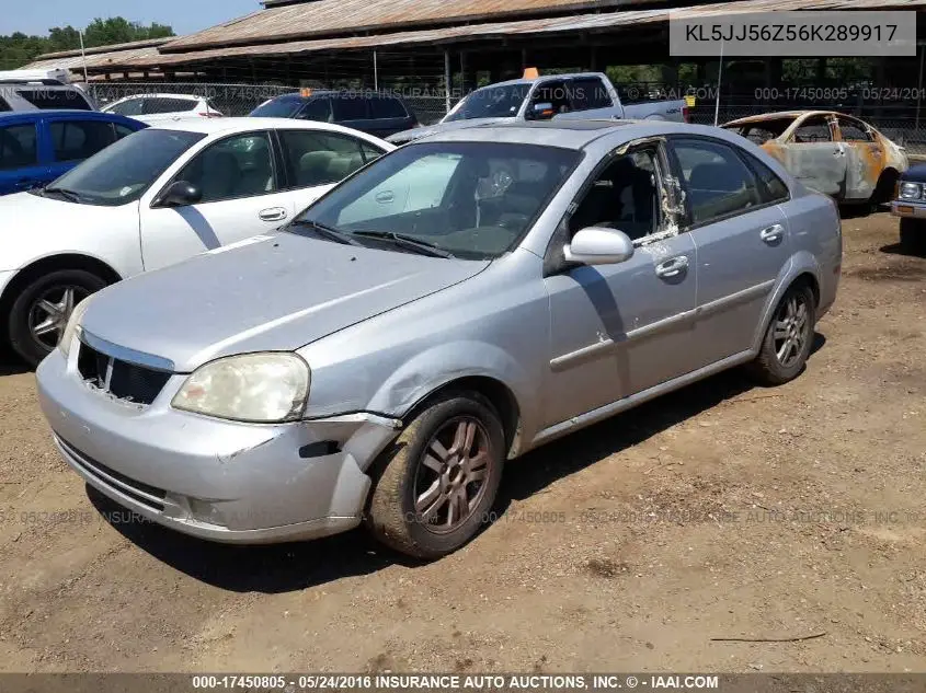 2006 Suzuki Forenza Premium VIN: KL5JJ56Z56K289917 Lot: 17450805