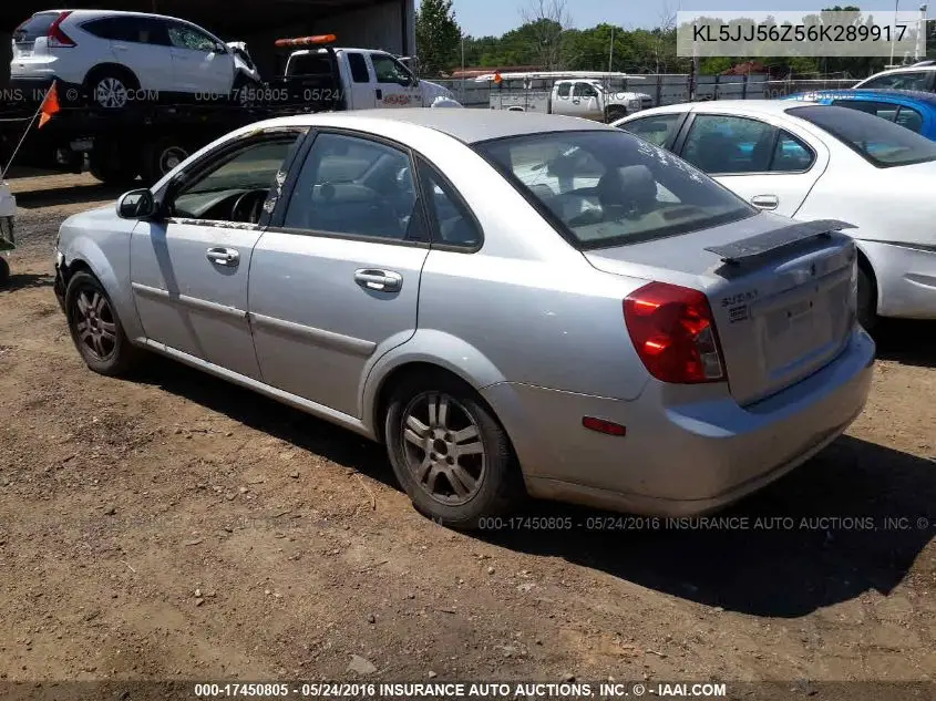 2006 Suzuki Forenza Premium VIN: KL5JJ56Z56K289917 Lot: 17450805