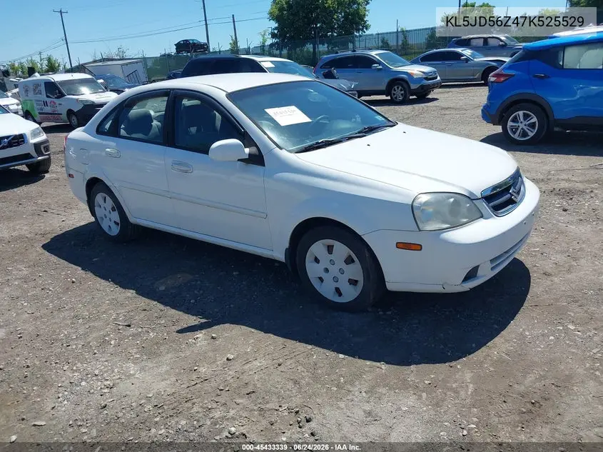 2007 Suzuki Forenza Abs/Convenience VIN: KL5JD56Z47K525529 Lot: 45433339