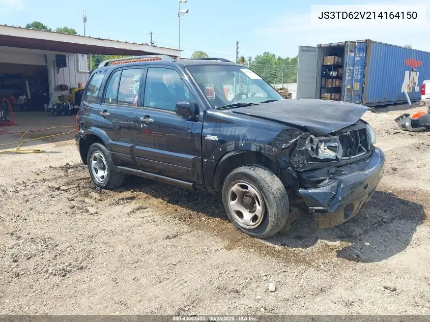 2001 Suzuki Grand Vitara Jlx/Jlx+/Limited VIN: JS3TD62V214164150 Lot: 43053403