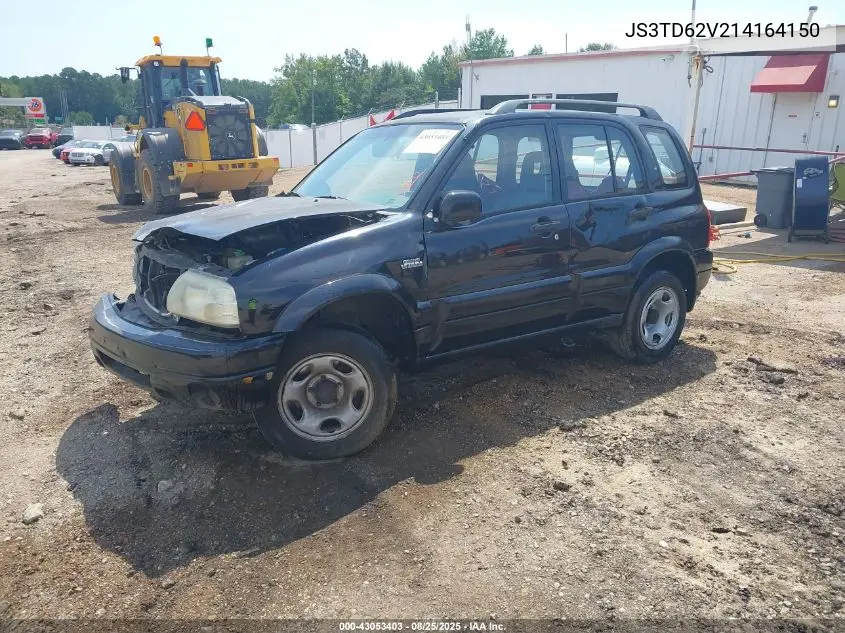 2001 Suzuki Grand Vitara Jlx/Jlx+/Limited VIN: JS3TD62V214164150 Lot: 43053403
