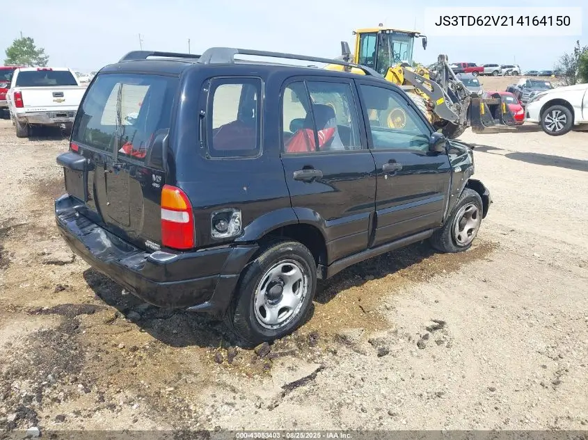 2001 Suzuki Grand Vitara Jlx/Jlx+/Limited VIN: JS3TD62V214164150 Lot: 43053403