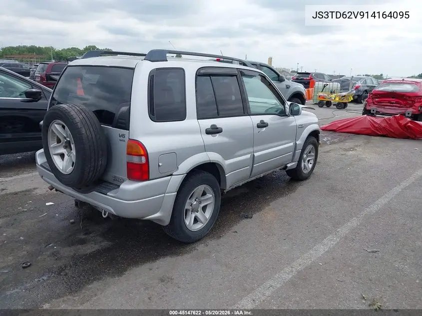 2001 Suzuki Grand Vitara Jlx/Jlx+/Limited VIN: JS3TD62V914164095 Lot: 45147622
