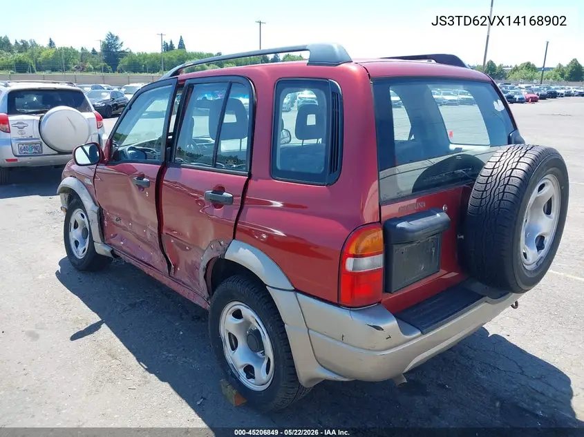 2001 Suzuki Grand Vitara Jlx/Jlx+/Limited VIN: JS3TD62VX14168902 Lot: 45206849