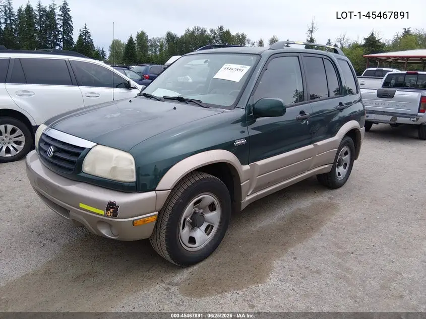 2002 Suzuki Grand Vitara Jlx/Limited VIN: JS3TD62V824157172 Lot: 45467891