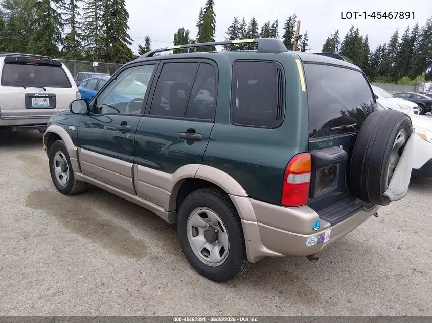 2002 Suzuki Grand Vitara Jlx/Limited VIN: JS3TD62V824157172 Lot: 45467891