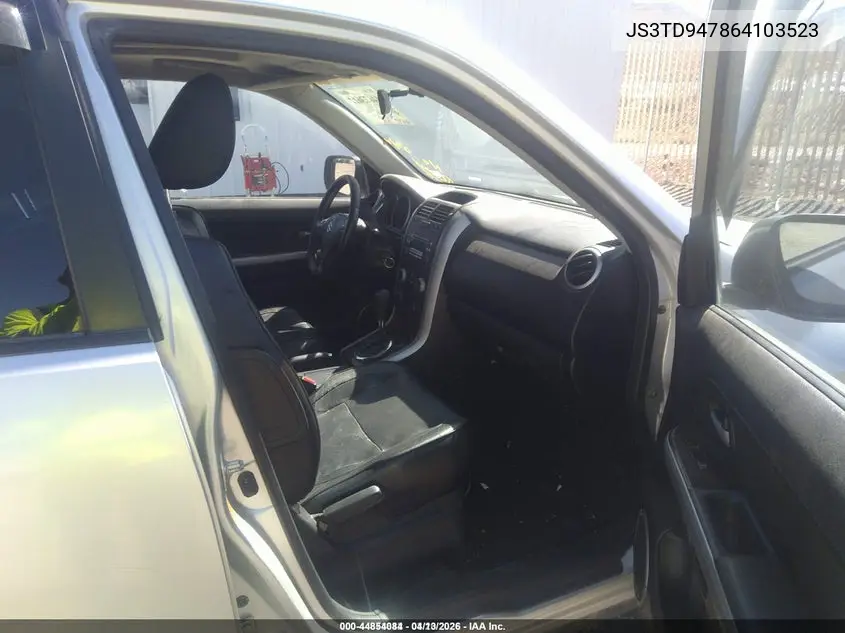 2006 Suzuki Grand Vitara Luxury VIN: JS3TD947864103523 Lot: 44854084