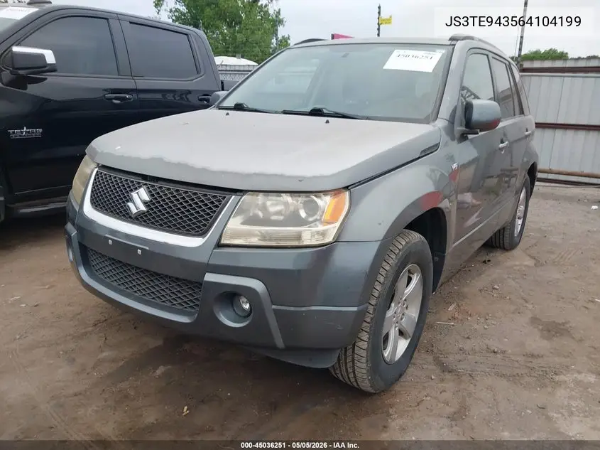 2006 Suzuki Grand Vitara Premium VIN: JS3TE943564104199 Lot: 45036251