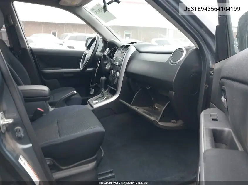 2006 Suzuki Grand Vitara Premium VIN: JS3TE943564104199 Lot: 45036251