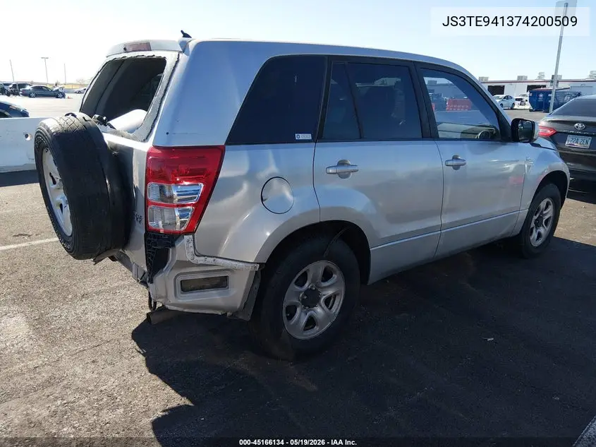 2007 Suzuki Grand Vitara VIN: JS3TE941374200509 Lot: 45166134