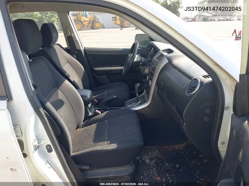 2007 Suzuki Grand Vitara VIN: JS3TD941474202045 Lot: 45523620