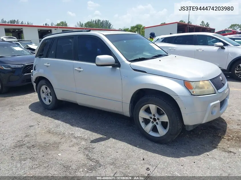 2007 Suzuki Grand Vitara Xsport VIN: JS3TE944474203980 Lot: 45560471