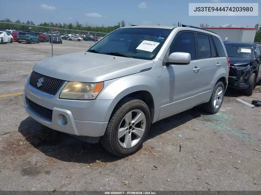 2007 Suzuki Grand Vitara Xsport VIN: JS3TE944474203980 Lot: 45560471