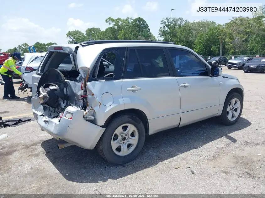 2007 Suzuki Grand Vitara Xsport VIN: JS3TE944474203980 Lot: 45560471