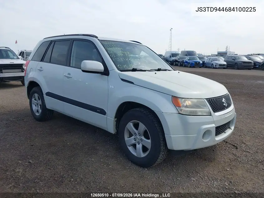 2008 Suzuki Grand Vitara Xsport VIN: JS3TD944684100225 Lot: 12650510