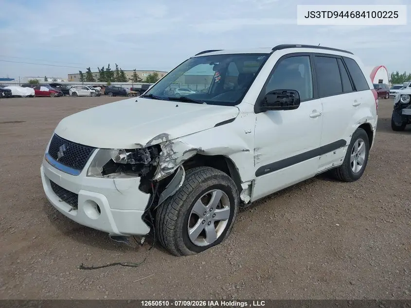 2008 Suzuki Grand Vitara Xsport VIN: JS3TD944684100225 Lot: 12650510
