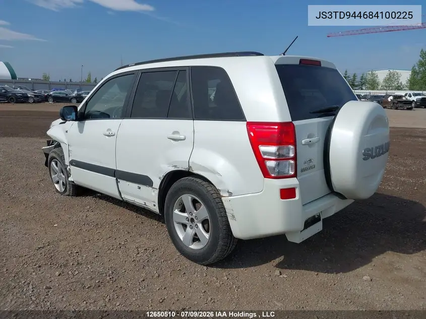 2008 Suzuki Grand Vitara Xsport VIN: JS3TD944684100225 Lot: 12650510