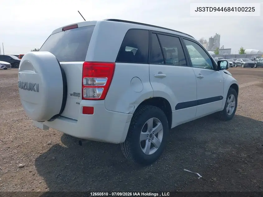 2008 Suzuki Grand Vitara Xsport VIN: JS3TD944684100225 Lot: 12650510