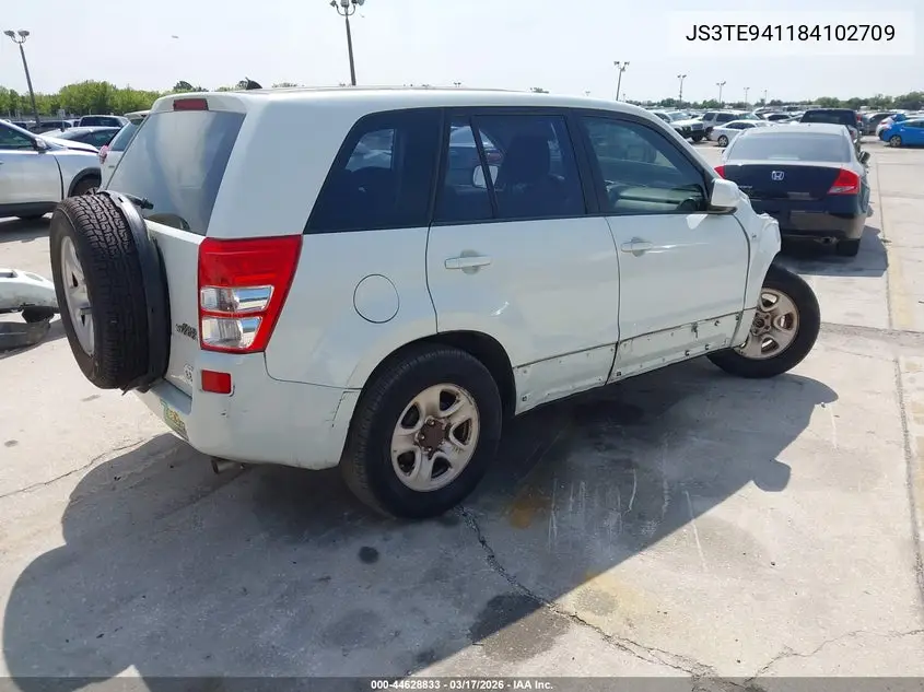 2008 Suzuki Grand Vitara Appearance/Appearance + VIN: JS3TE941184102709 Lot: 44628833