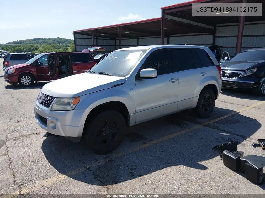 2008 Suzuki Grand Vitara VIN: JS3TD941884102175 Lot: 45216909