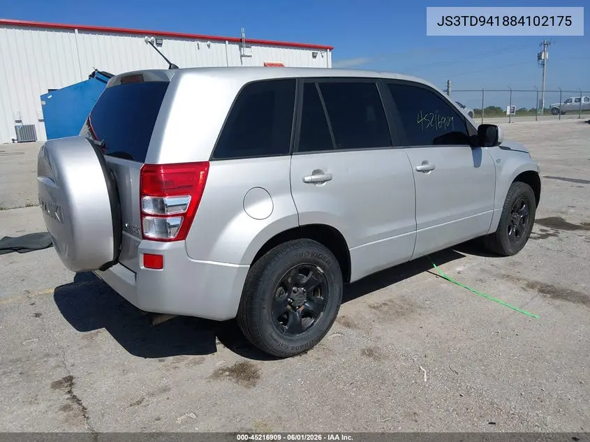2008 Suzuki Grand Vitara VIN: JS3TD941884102175 Lot: 45216909