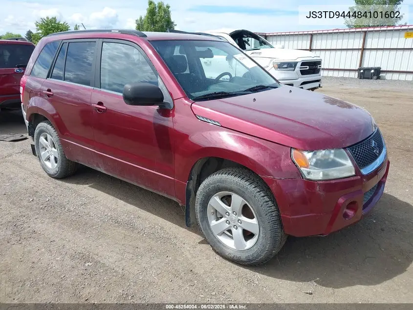 2008 Suzuki Grand Vitara Xsport VIN: JS3TD944484101602 Lot: 45254004