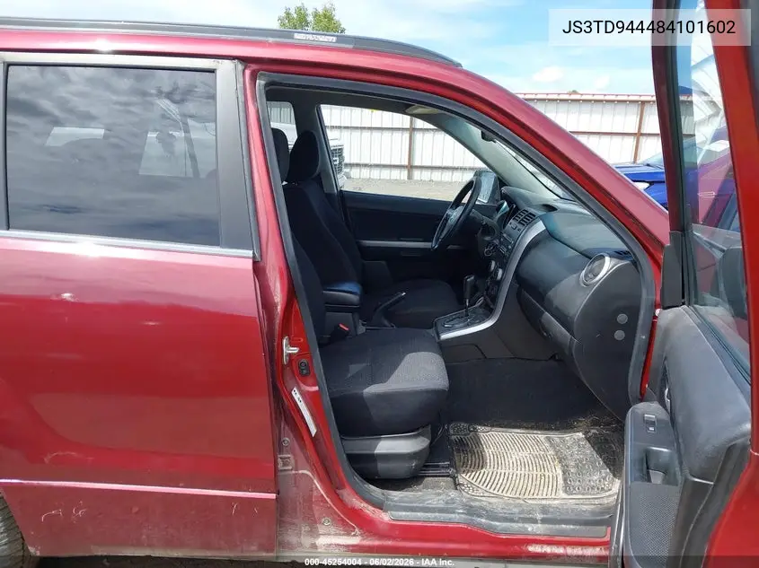 2008 Suzuki Grand Vitara Xsport VIN: JS3TD944484101602 Lot: 45254004