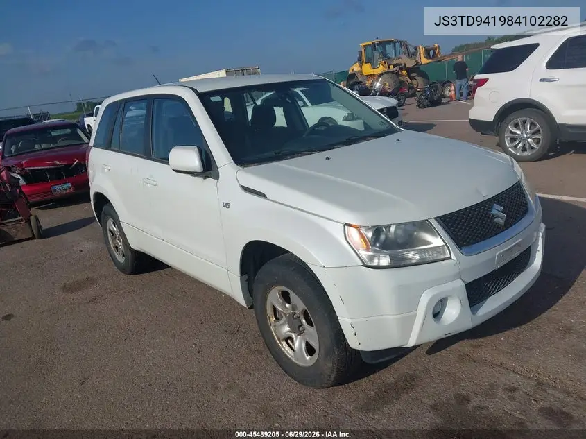 2008 Suzuki Grand Vitara Spare Cargo Covers VIN: JS3TD941984102282 Lot: 45489205