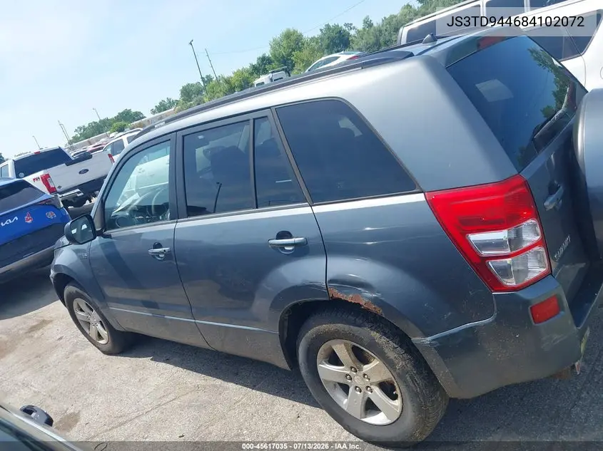 2008 Suzuki Grand Vitara Xsport W/Snrf VIN: JS3TD944684102072 Lot: 45617035