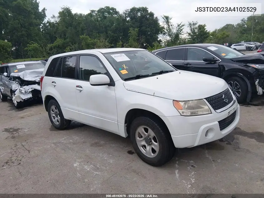 2010 Suzuki Grand Vitara Premium VIN: JS3TD0D23A4102529 Lot: 45192076