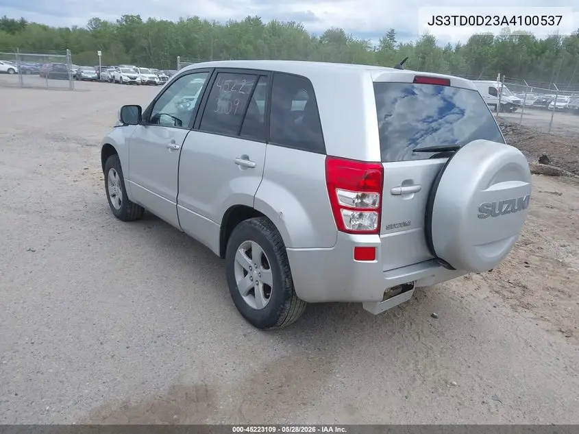 2010 Suzuki Grand Vitara Premium VIN: JS3TD0D23A4100537 Lot: 45223109