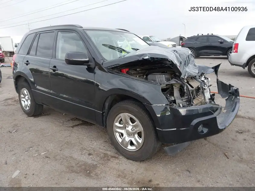 2010 Suzuki Grand Vitara Xsport VIN: JS3TE0D48A4100936 Lot: 45483542