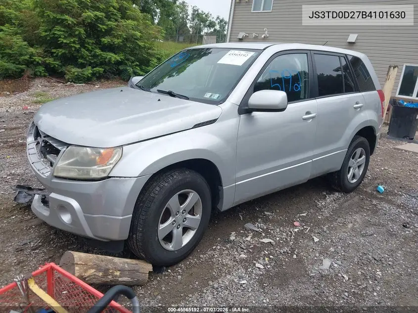 2011 Suzuki Grand Vitara Premium/Premium W/Alloy Wheels VIN: JS3TD0D27B4101630 Lot: 45565192