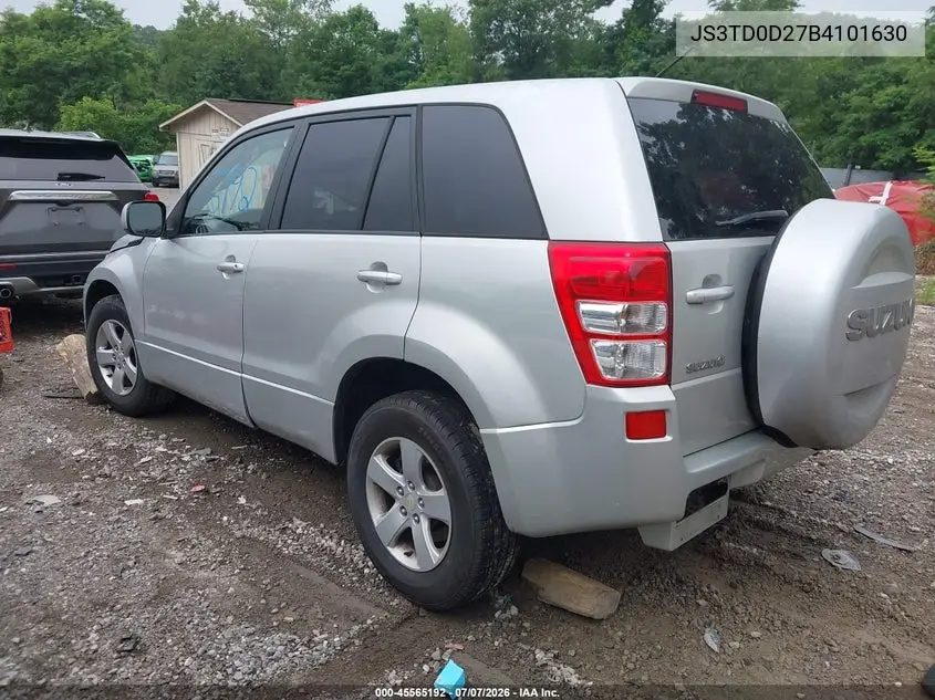 2011 Suzuki Grand Vitara Premium/Premium W/Alloy Wheels VIN: JS3TD0D27B4101630 Lot: 45565192