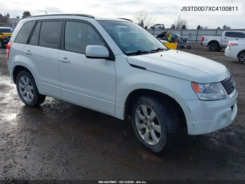 2012 Suzuki Grand Vitara Limited VIN: JS3TD0D7XC4100811 Lot: 44379667