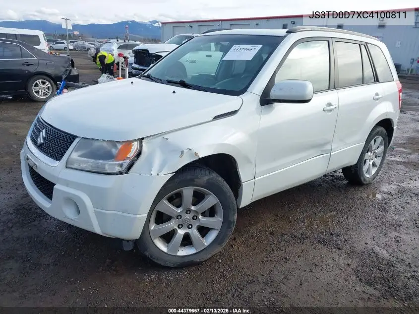 2012 Suzuki Grand Vitara Limited VIN: JS3TD0D7XC4100811 Lot: 44379667