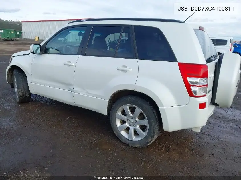 2012 Suzuki Grand Vitara Limited VIN: JS3TD0D7XC4100811 Lot: 44379667