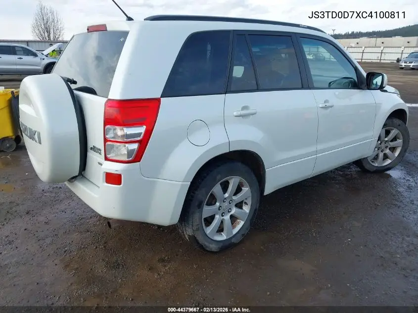 2012 Suzuki Grand Vitara Limited VIN: JS3TD0D7XC4100811 Lot: 44379667