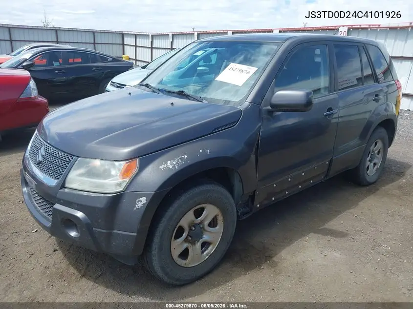 2012 Suzuki Grand Vitara Premium VIN: JS3TD0D24C4101926 Lot: 45279870