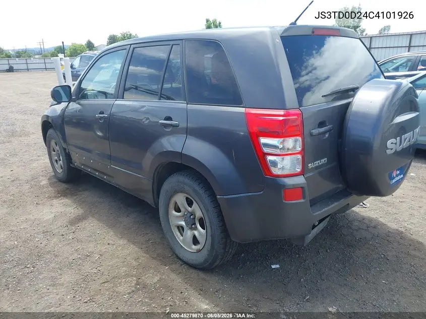 2012 Suzuki Grand Vitara Premium VIN: JS3TD0D24C4101926 Lot: 45279870