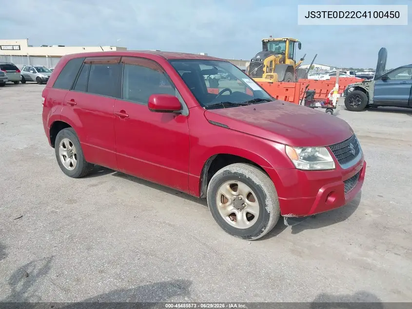 2012 Suzuki Grand Vitara Premium VIN: JS3TE0D22C4100450 Lot: 45485573