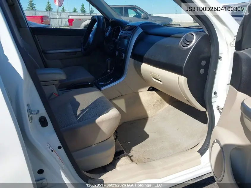 2013 Suzuki Grand Vitara Jx VIN: JS3TD0D26D4100309 Lot: 12637951X