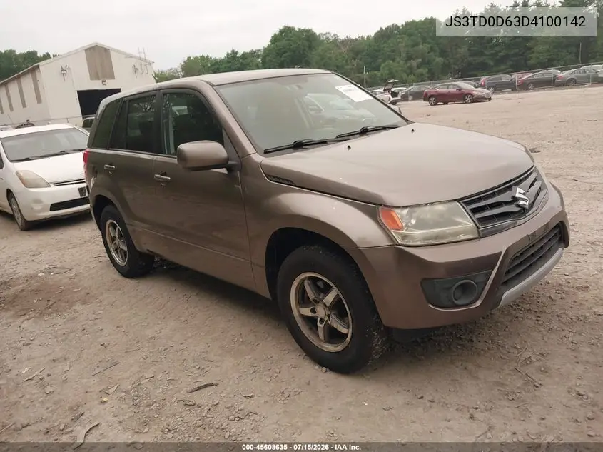 2013 Suzuki Grand Vitara Premium VIN: JS3TD0D63D4100142 Lot: 45608635