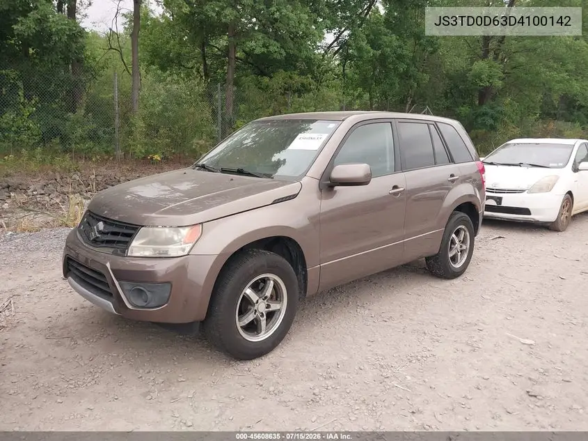 2013 Suzuki Grand Vitara Premium VIN: JS3TD0D63D4100142 Lot: 45608635